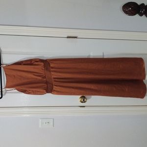 Ann Taylor dress size Medium Copper color